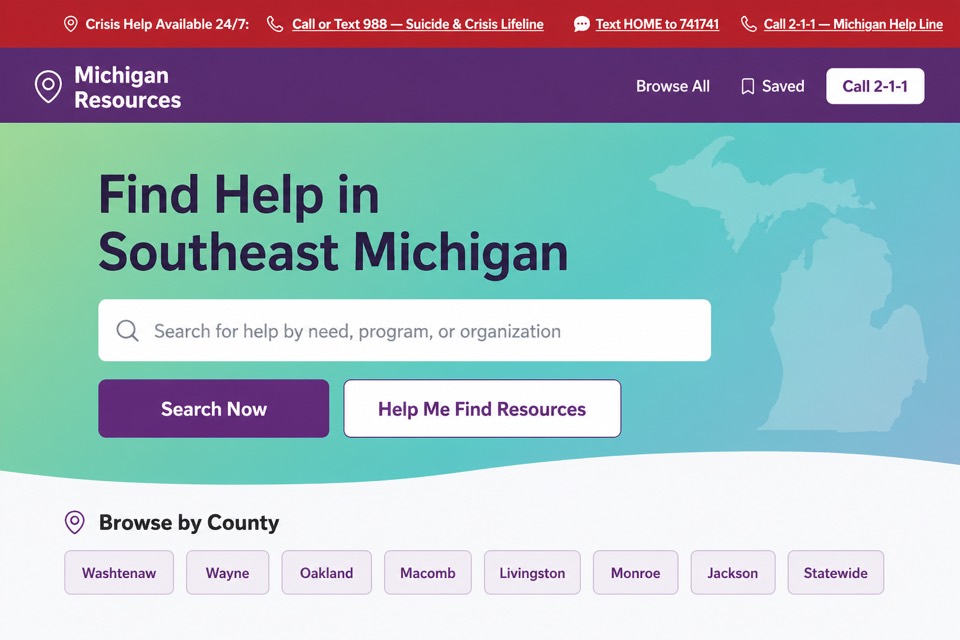 Michigan Resources screenshot